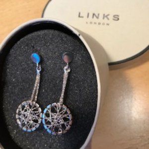 Silver Links of London earrings
